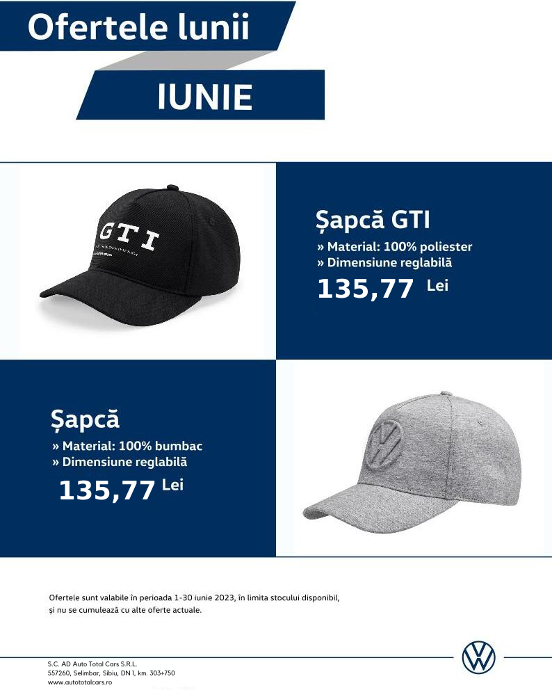 Oferta lunii Iunie 2023 - Volkswagen