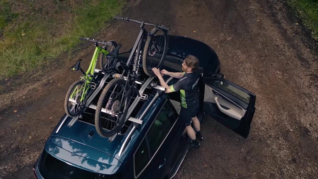 Suport bicicleta plafon Skoda