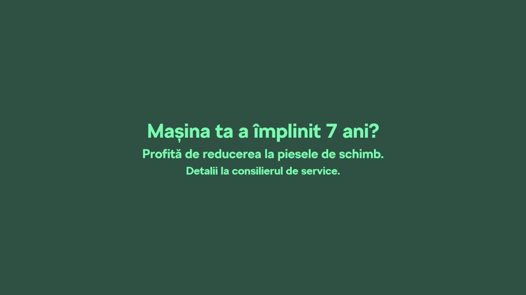 Masina ta Skoda a implinit 7 ani ?