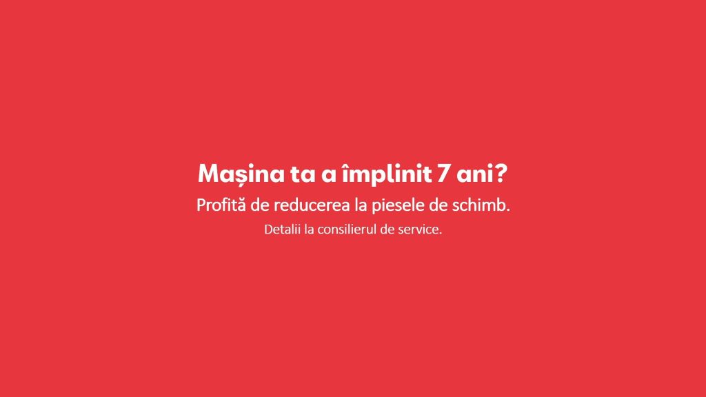Masina ta SEAT a implinit 7 ani ?