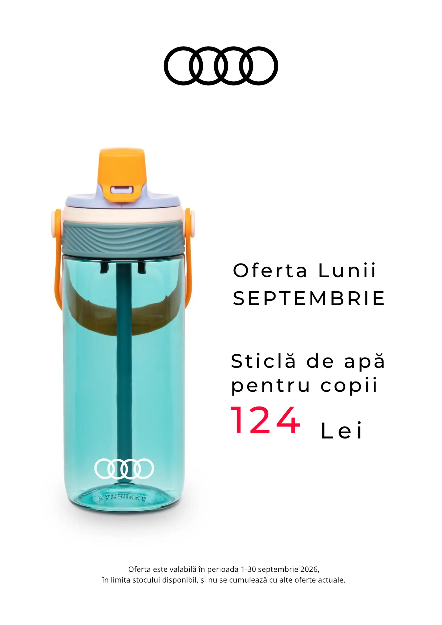 Oferta lunii August – Audi 2026